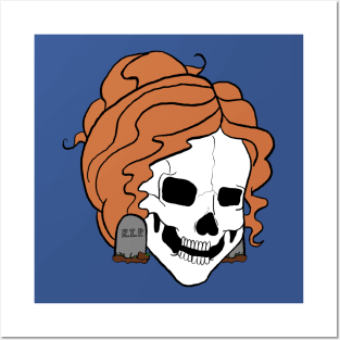 Ms. Frizzle Skull Posters and Art